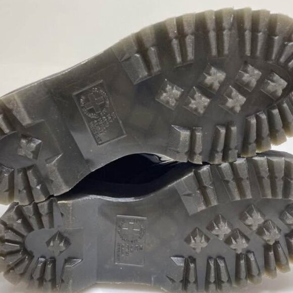 Dr. Martens Women's Jadon Black Patent leather platform Boots Sz 36 / 5.5 - Picture 4 of 5